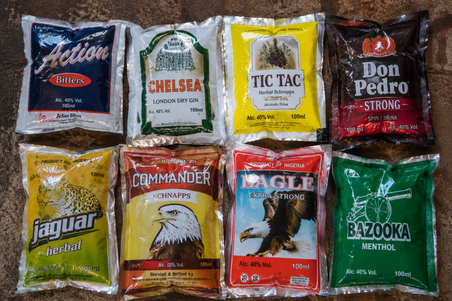 Why NAFDAC Is Hunting Down Illegal Sachet Alcohol
